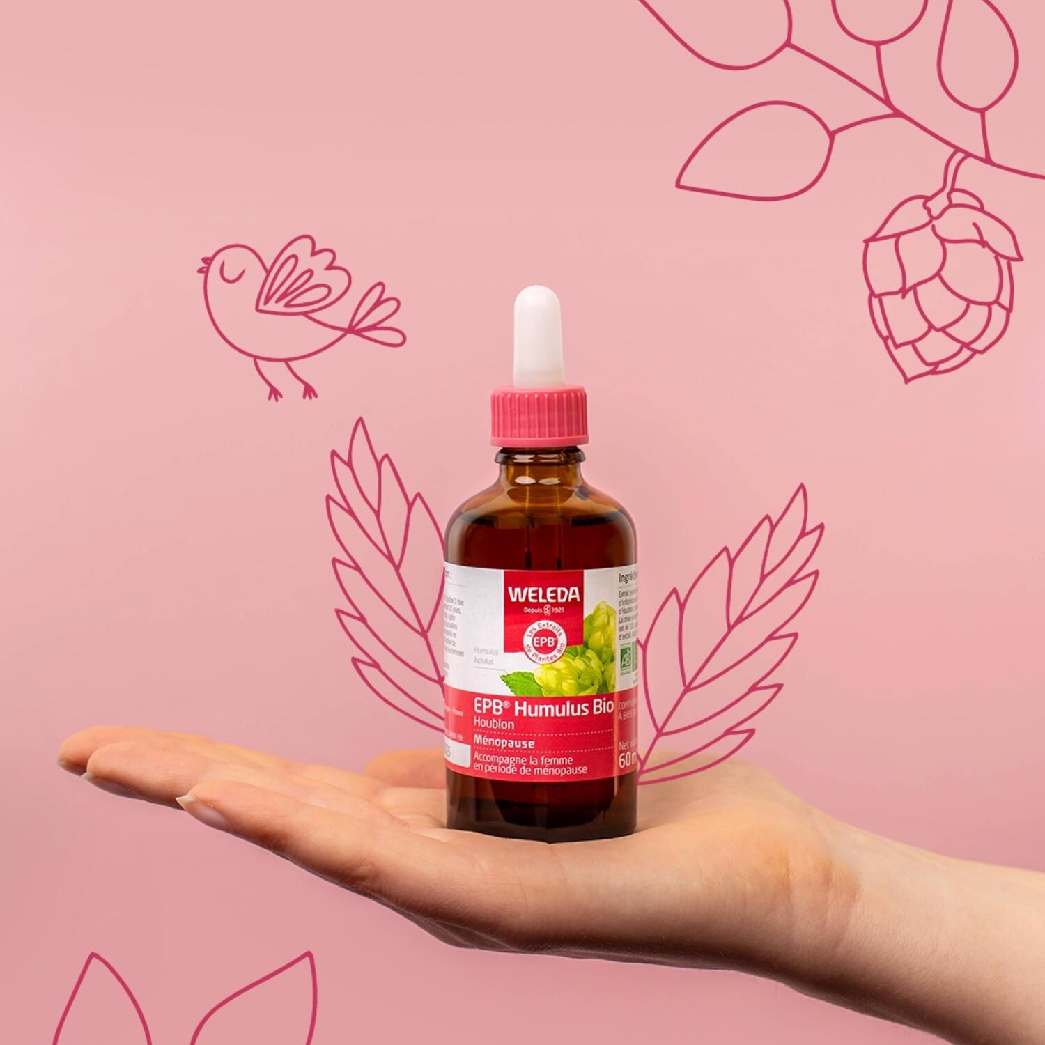 Weleda EPB® Humulus Bio Ménopause - Complément Alimentaire Naturel - 60 ml