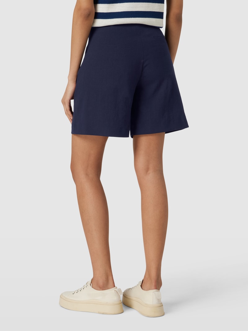 Shorts mit Knopfleisten Modell 'BRADY' in marineblau