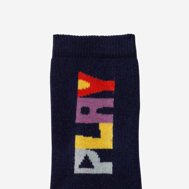 Chaussettes garçon jacquard message bleues Catimini