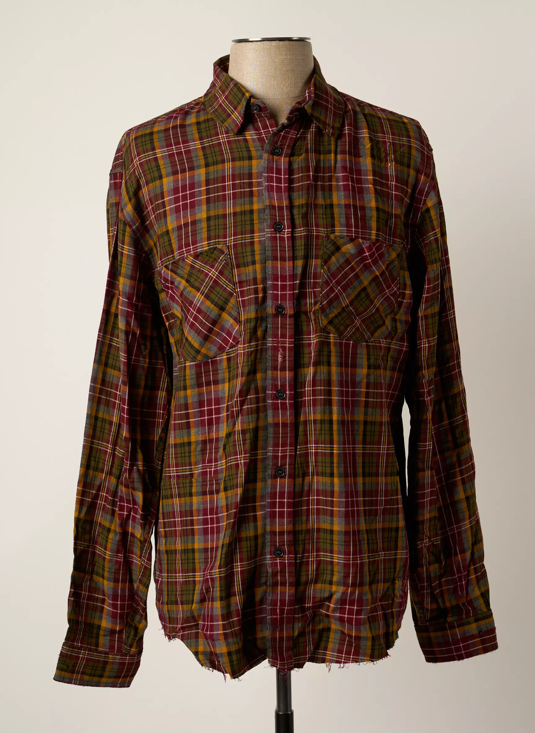 The Kooples Manches Longues Homme couleur rouge