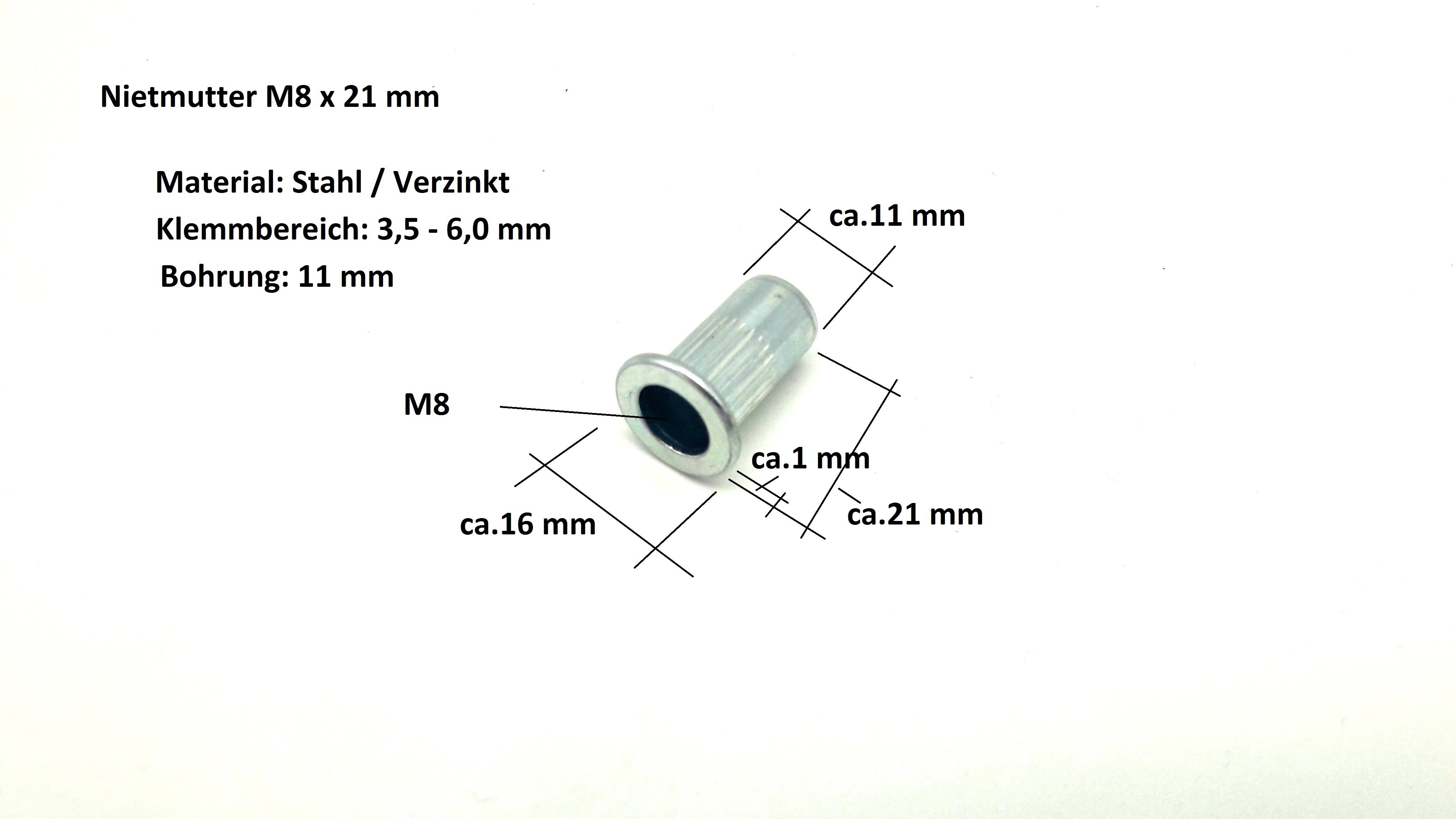 Zaun-Anhalt Doppelstabmattenzaun 20x Anthrazit Halterung Befestigung Zaun Eck Niet+Schraube+Lasche, (20-St)