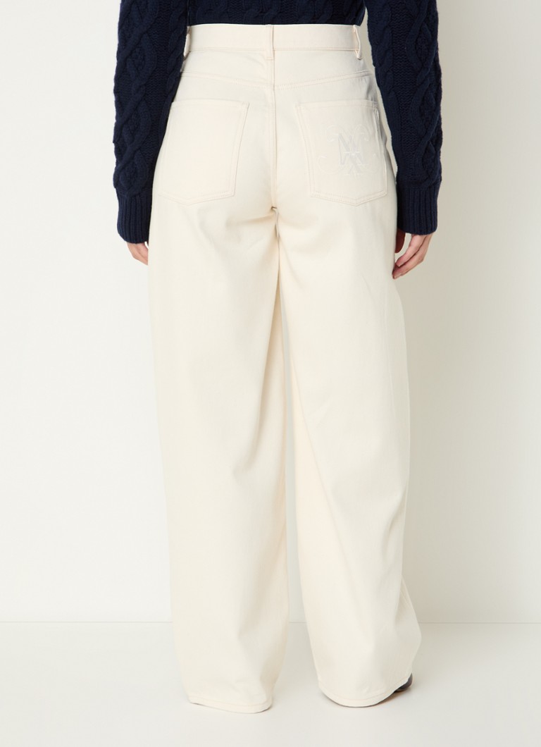 Jeans a gamba larga a vita alta Max & Co Stazzo, lavaggio colorato