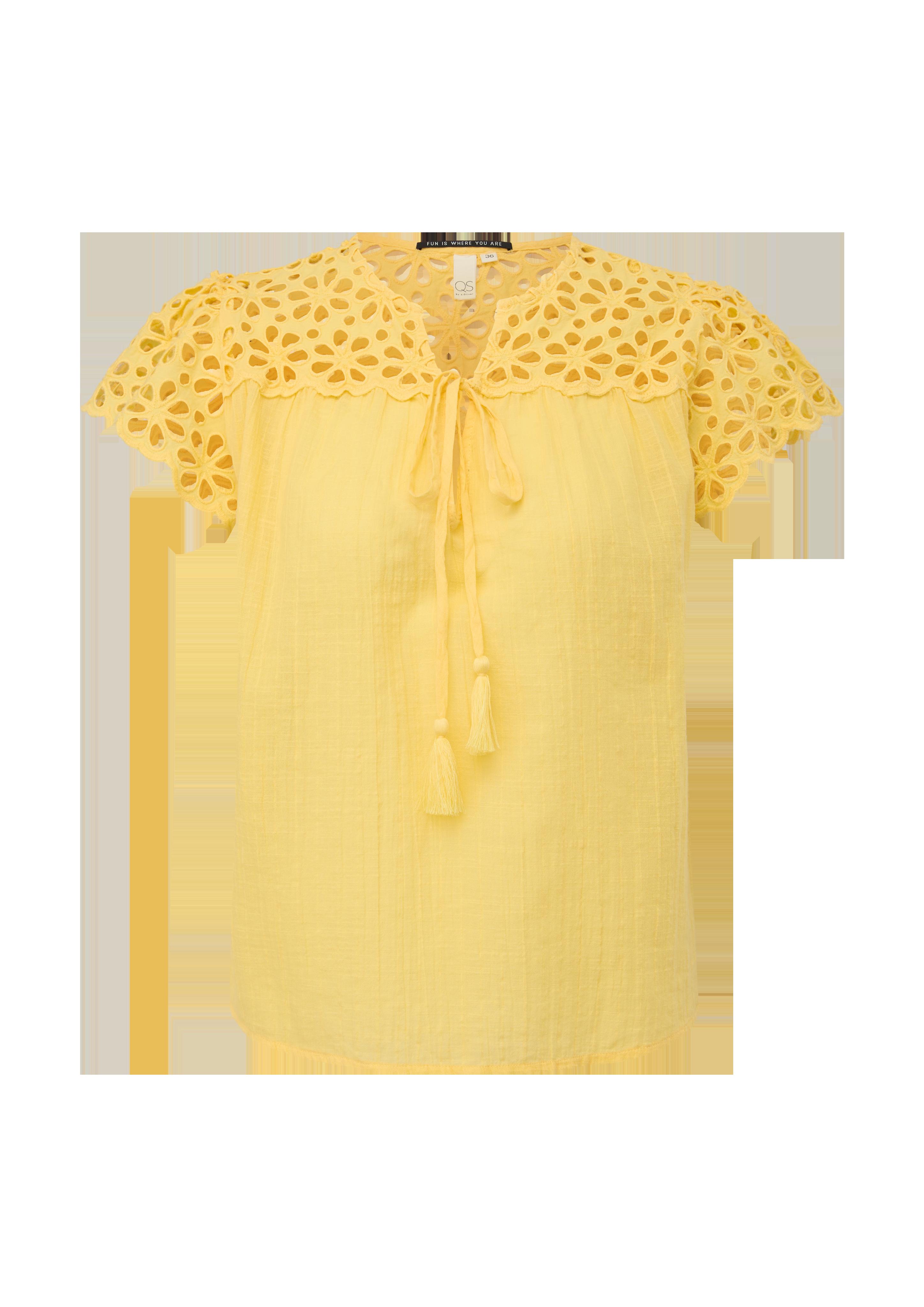 Bluse mit Broderie Anglaise  2125545-1317