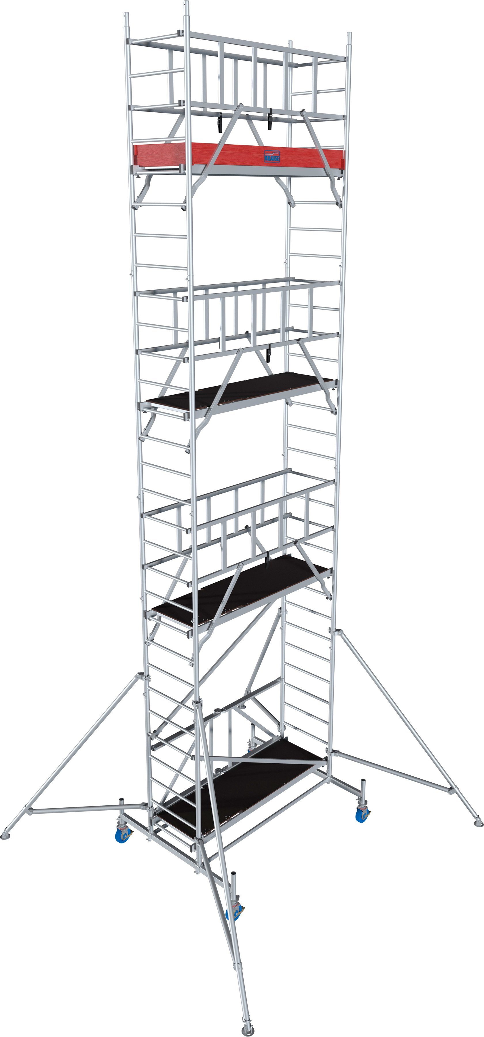 KRAUSE Fahrgerüst ProTec XS Alu-FaltGerüst, (Set), Arbeitshöhe: 8,8 Meter