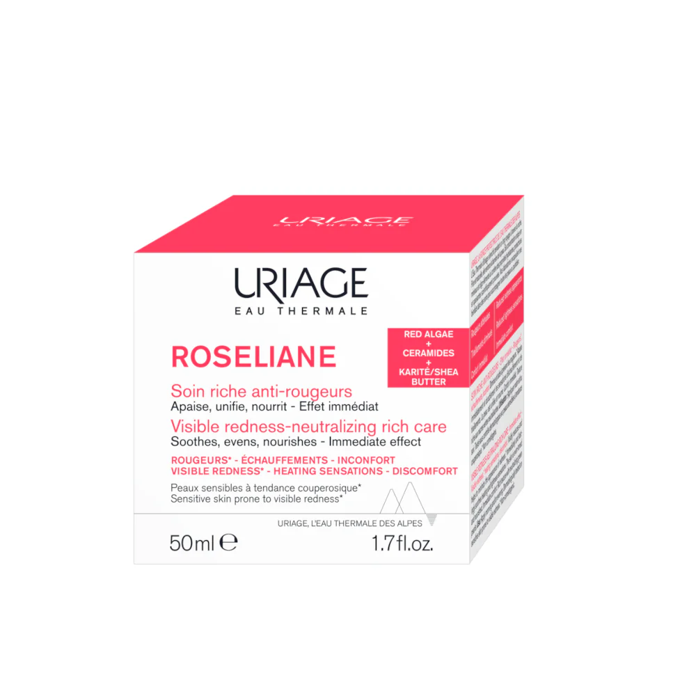 ROSÉLIANE Bogata krema protiv crvenila - Umirujuća dnevna krema za lice