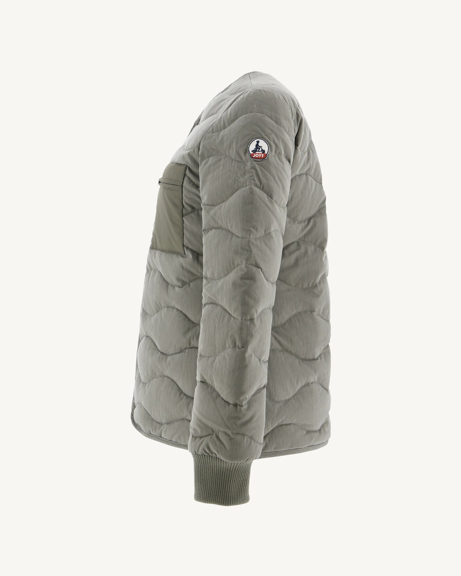 Veste zippée Col V Army Alexia