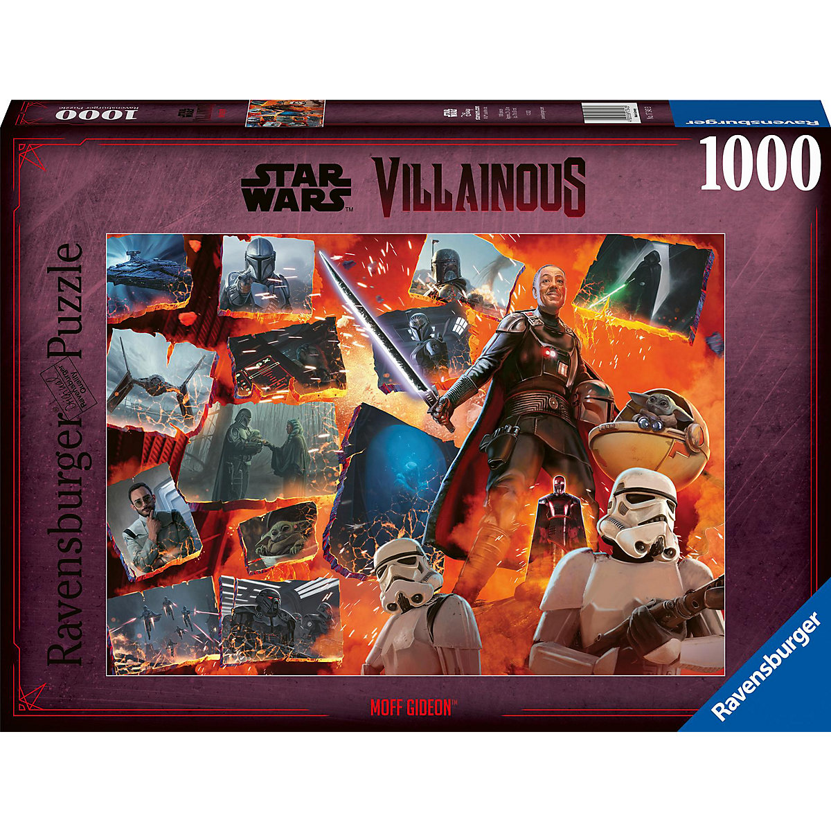 Puzzle Star Wars Villainous: Moff Gideon, 1000 Teile