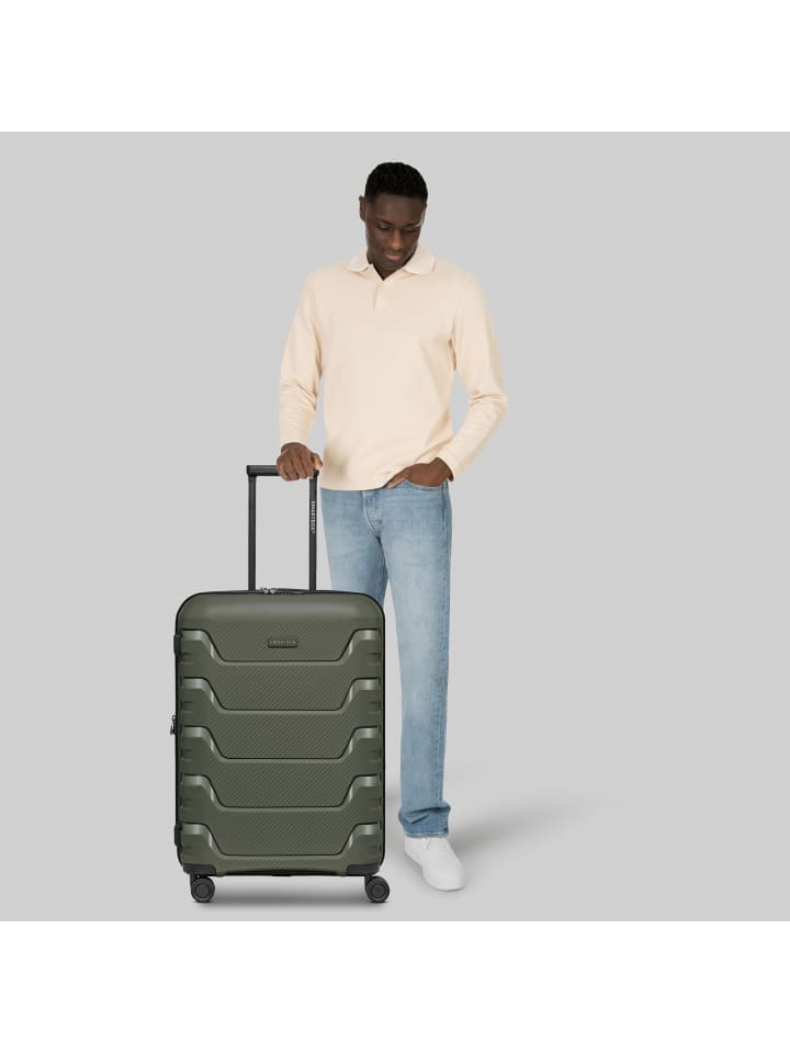 Smartbox Edition 01 4 Rollen Trolley 66 cm mit Dehnfalte in olive günstig kaufen onesize