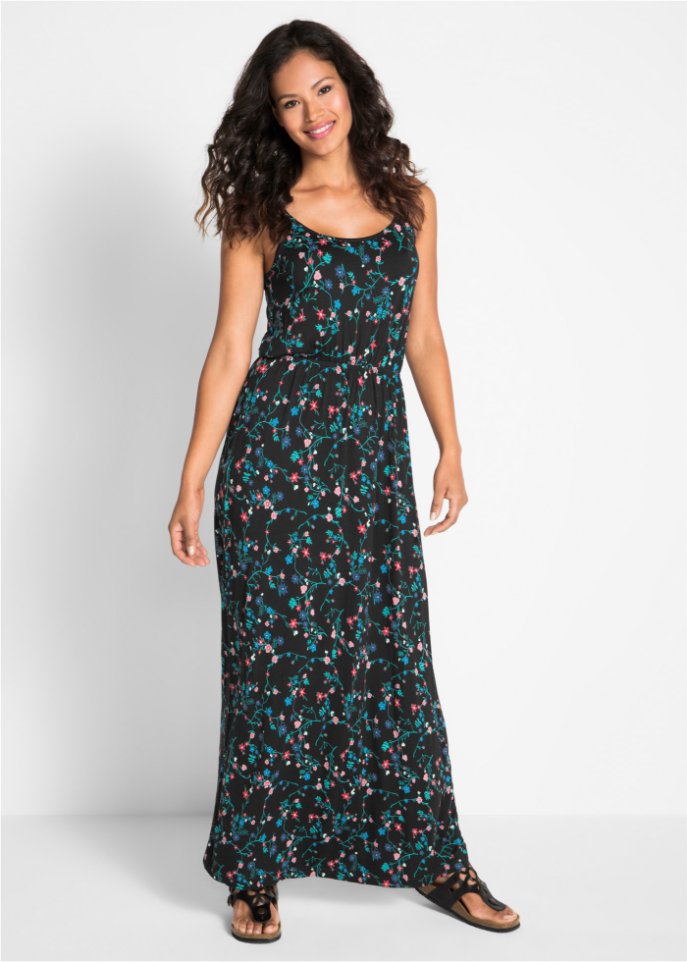 Maxi-Kleid mit Druck
