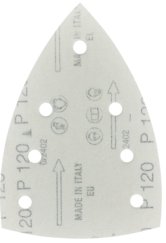 Foaie abrazivă Makita Accessories E-23450 Delta 100x150mm A120 cu velcro