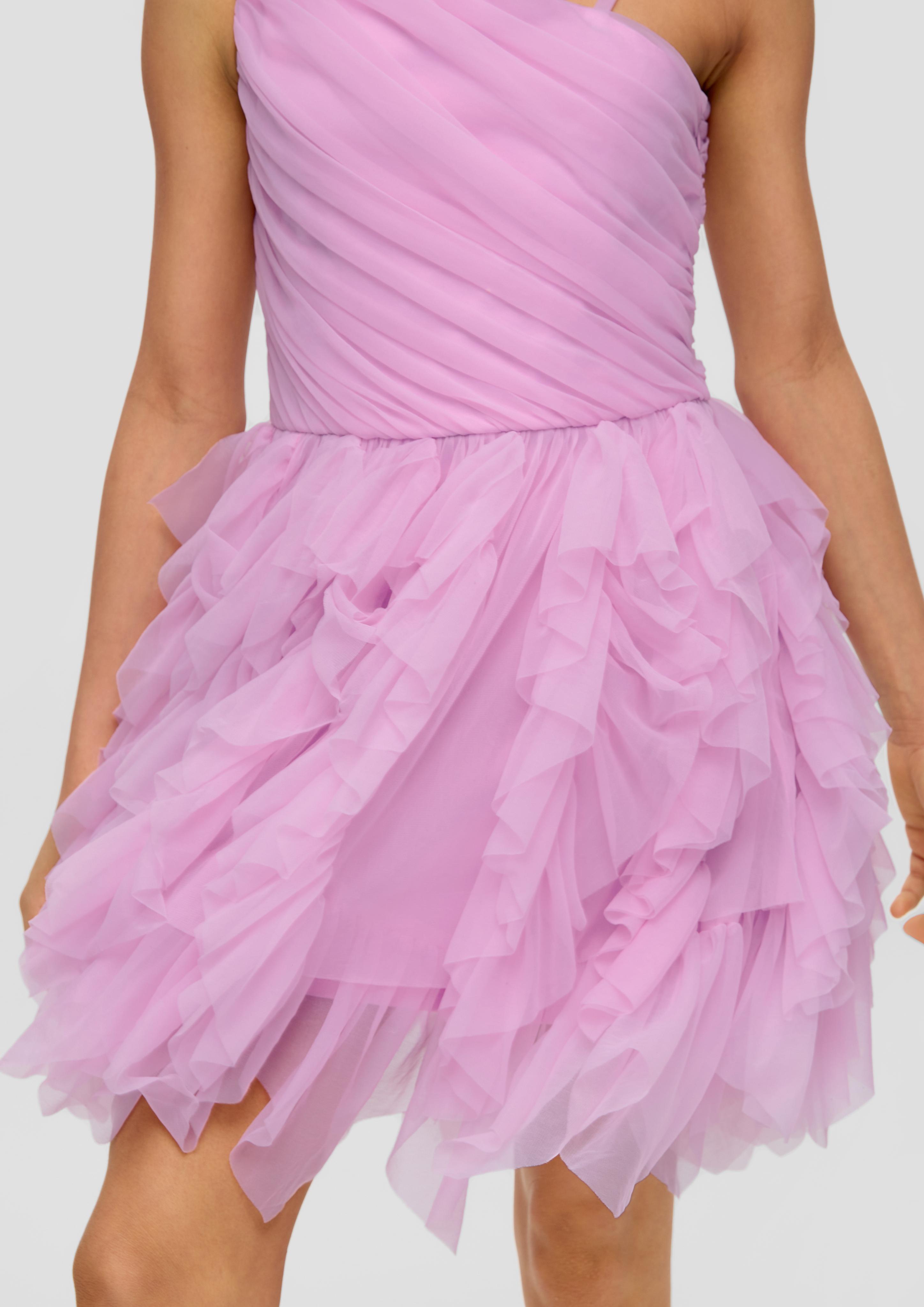 One-Shoulder-Kleid mit Volantrock  2141700-4442