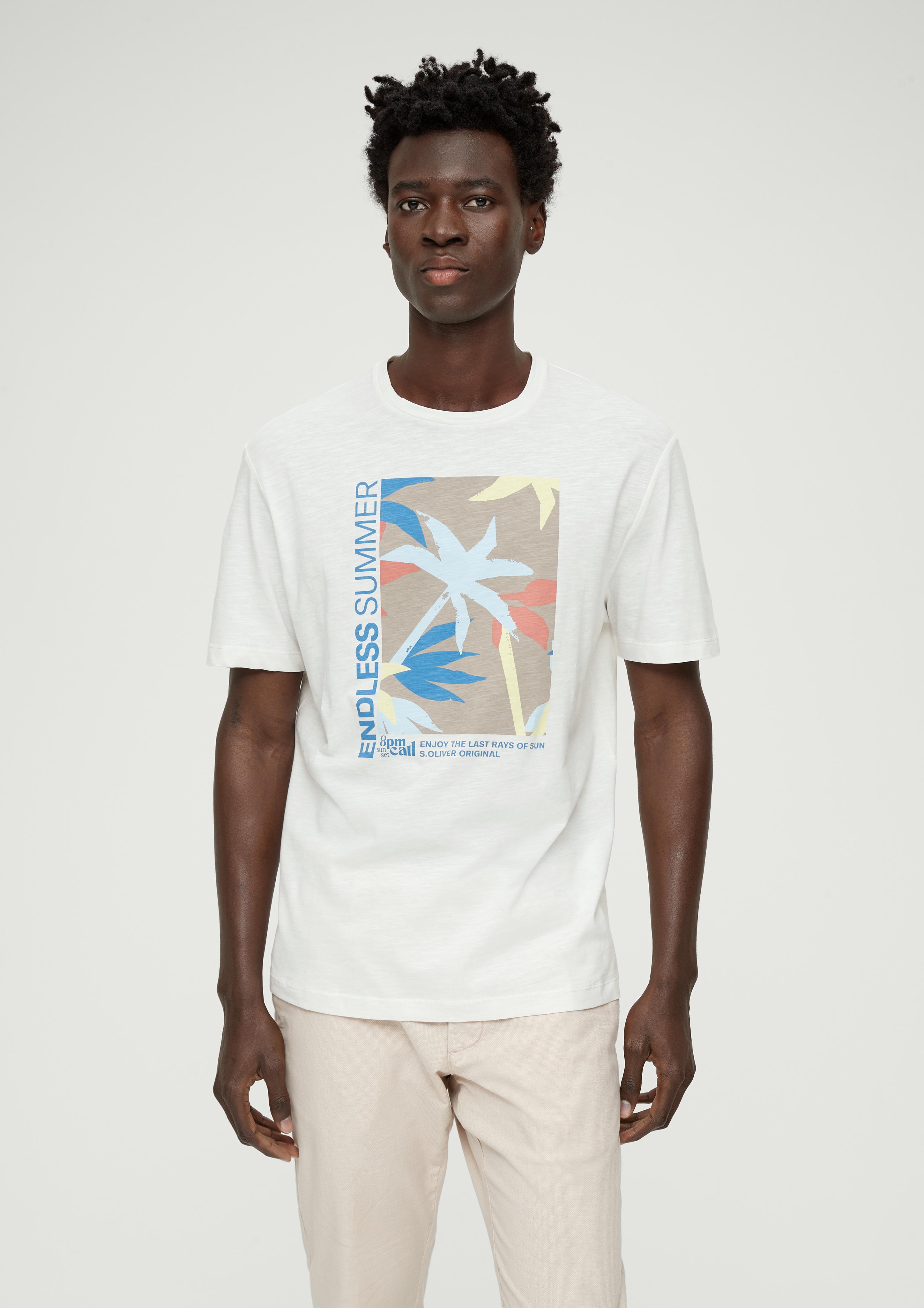 T-Shirt mit Frontprint  2131376-01D1