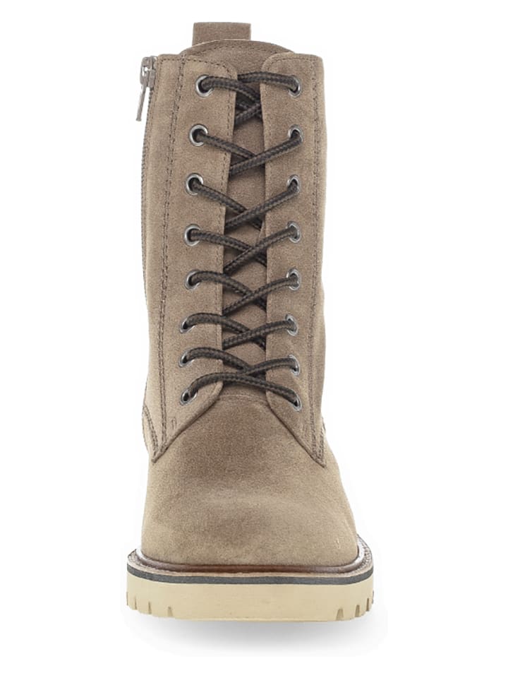 Gabor Leder-Boots in Beige günstig kaufen