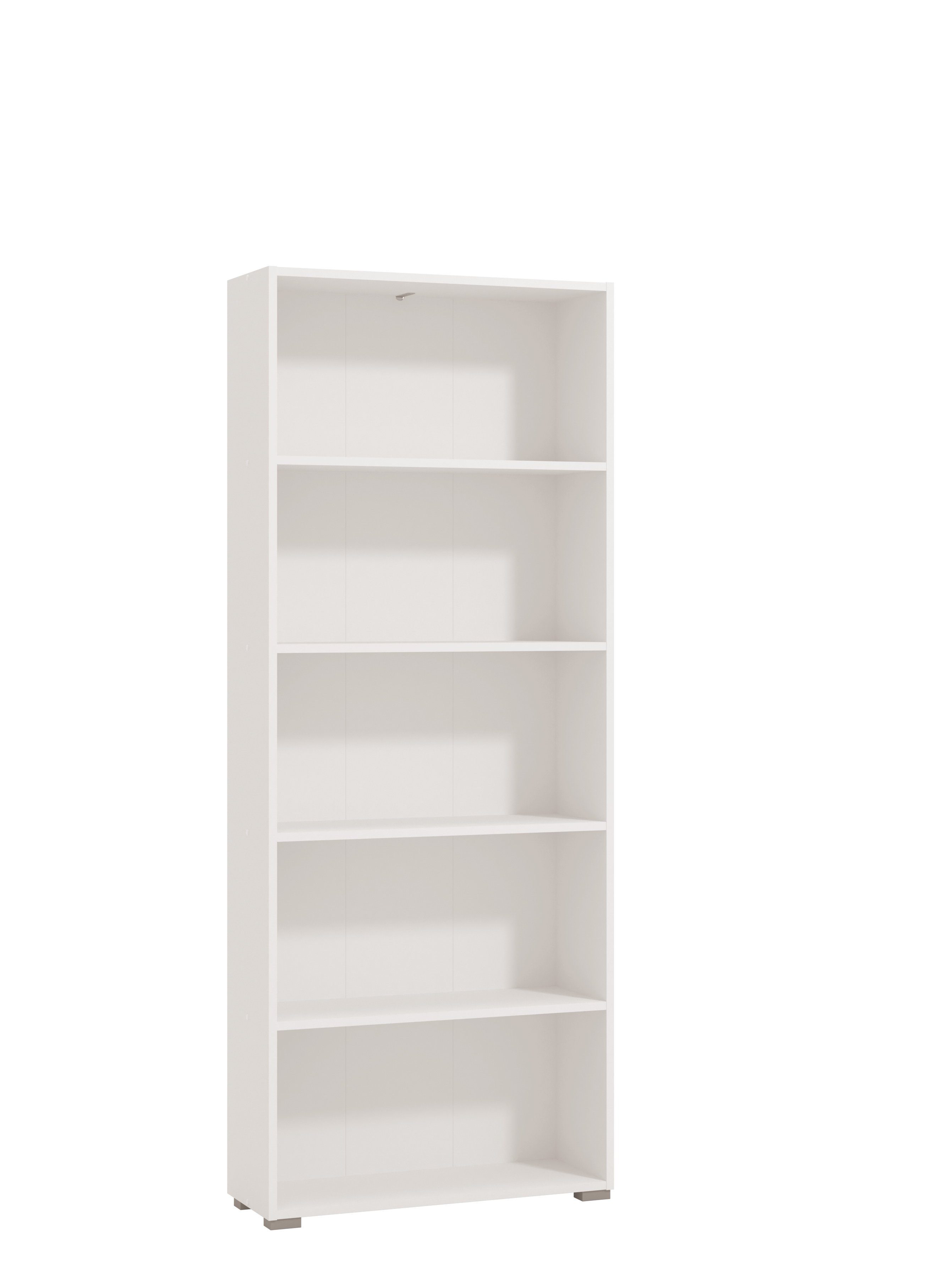 INOSIGN Aktenregal Tomar 5, Bücherregal mit viel Stauraum, Maße (B/T/H): 70/24,5/176,5 cm