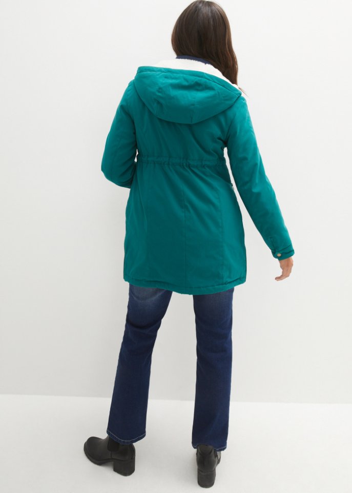 Umstandsjacke / Tragejacke mit Teddyfutter