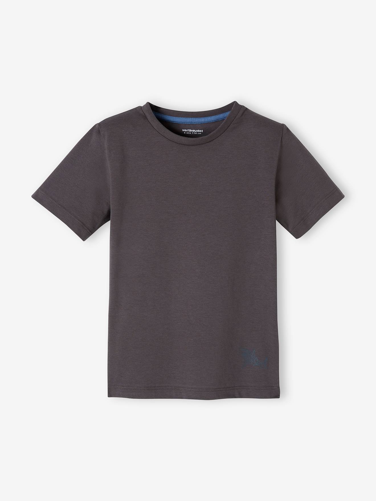 Lot de 3 T-shirts Basics garçon manches courtes lot mastic