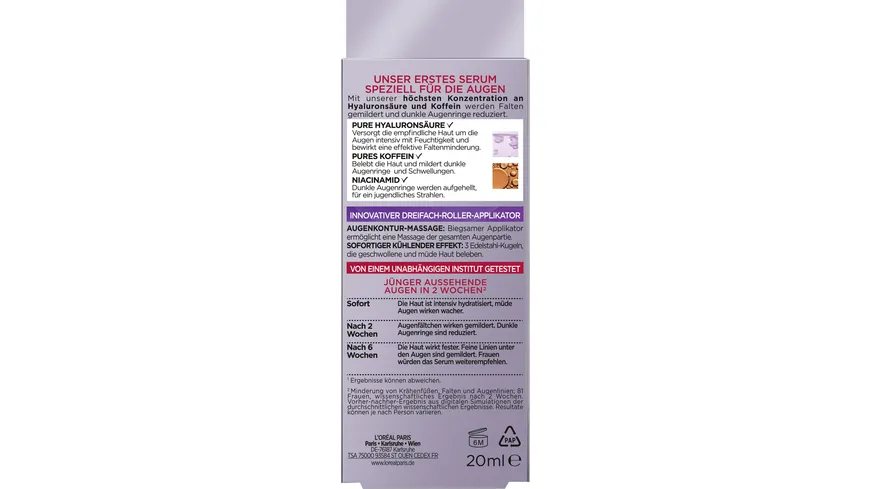 L'Oréal Paris Revitalift Filler Augenserum 20 ml