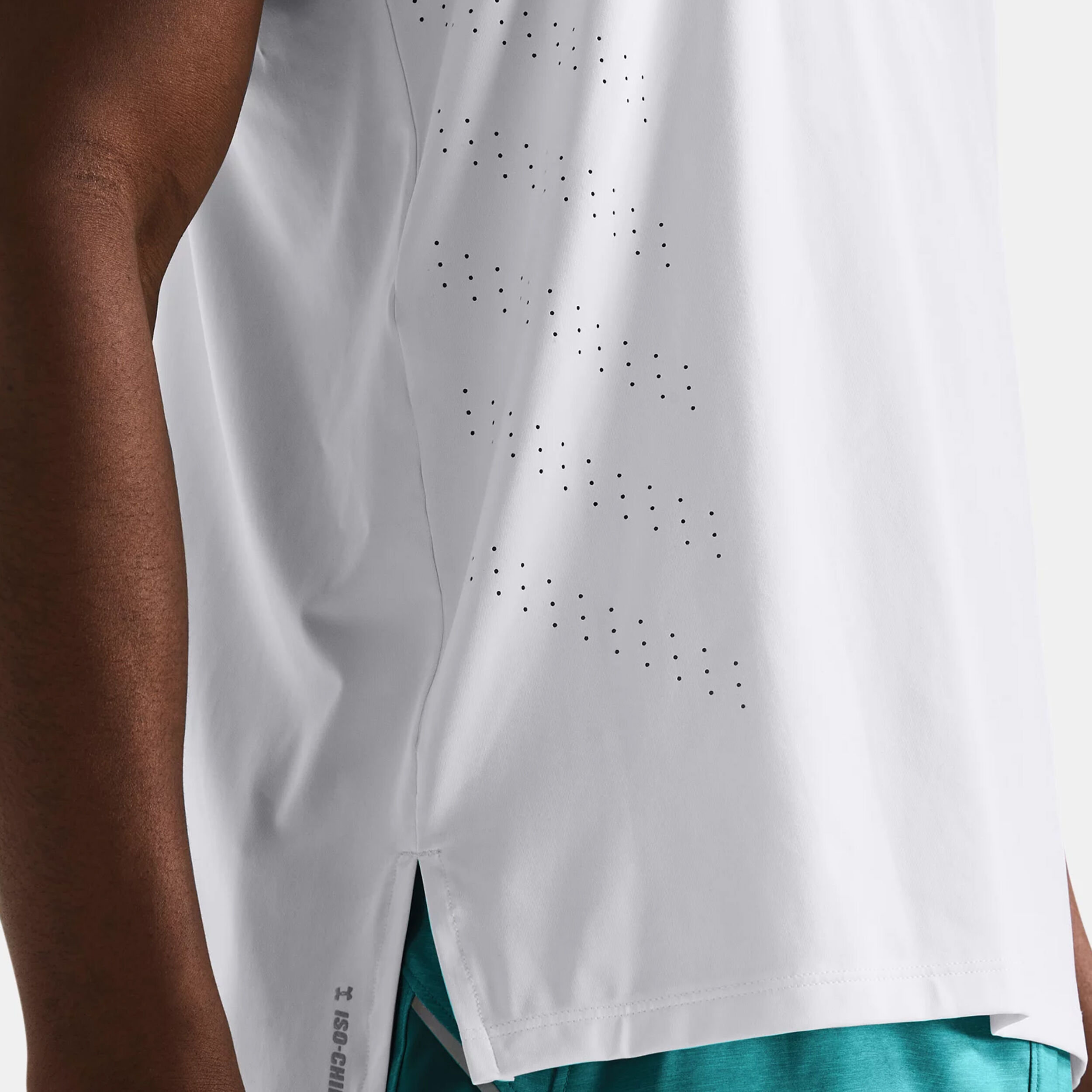 Laser Singlet Tank-Top Herren - Weiß