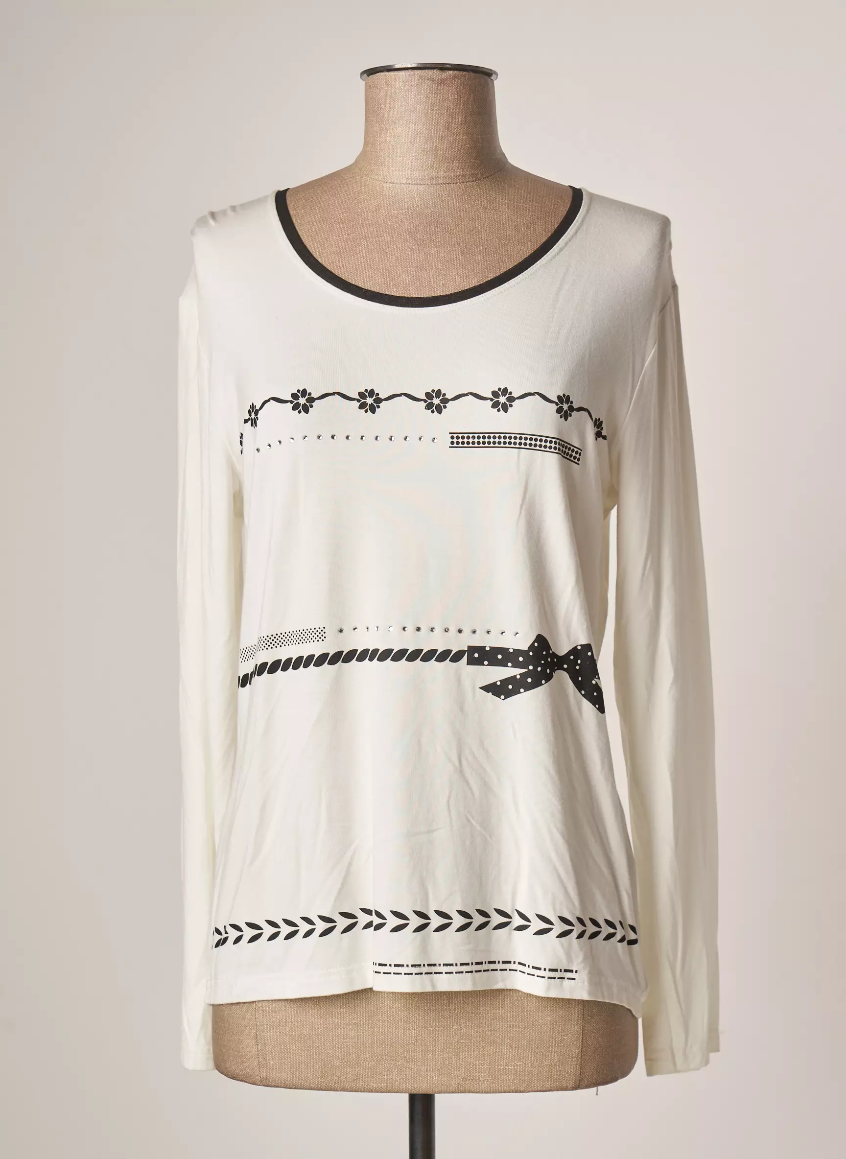 Quatre Vingt Jours Tshirts Femme couleur blanc