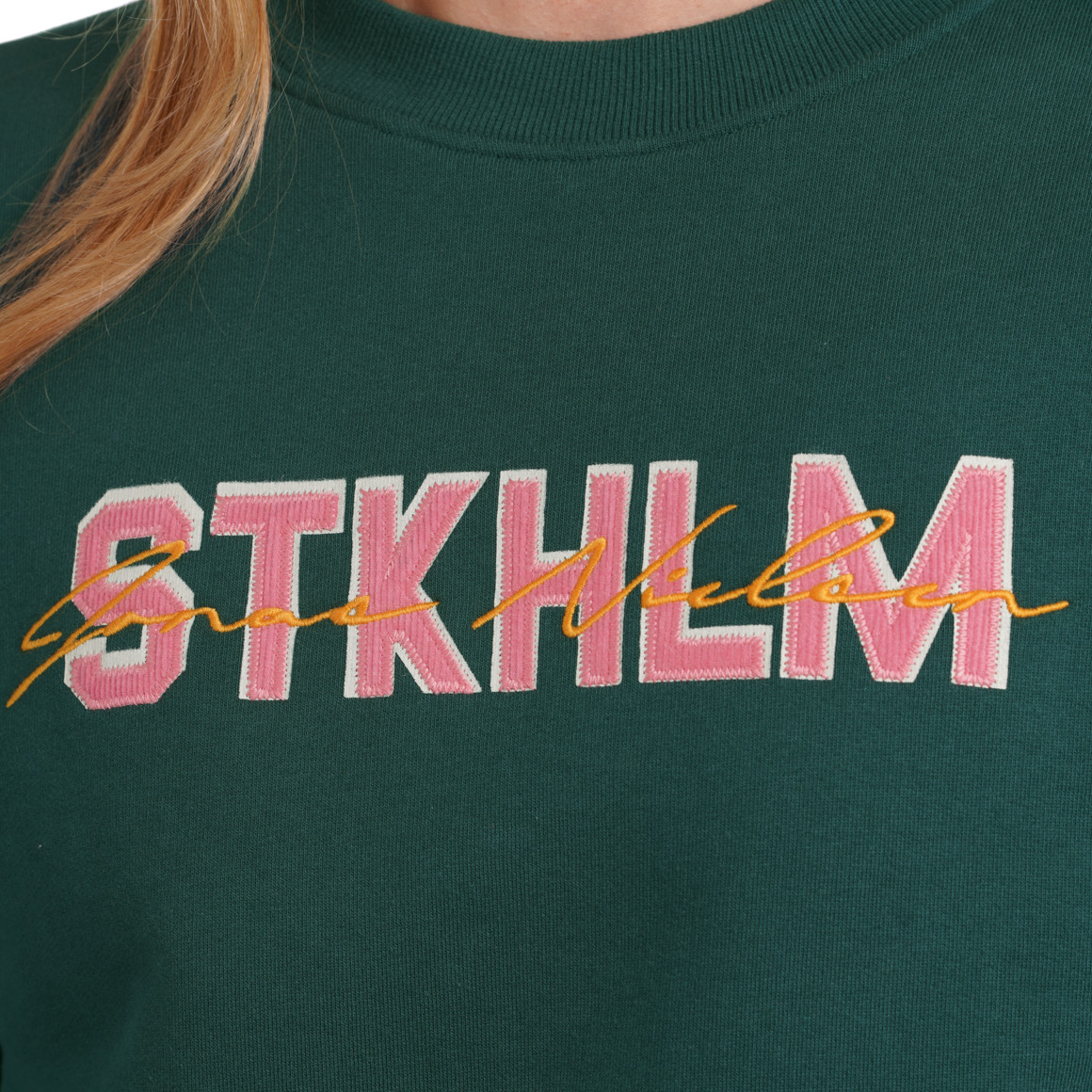 Damen Sweatshirt mit Stickerei