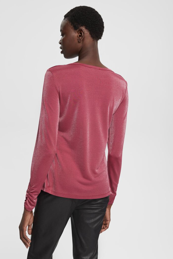 Longsleeve in Glanzoptik
