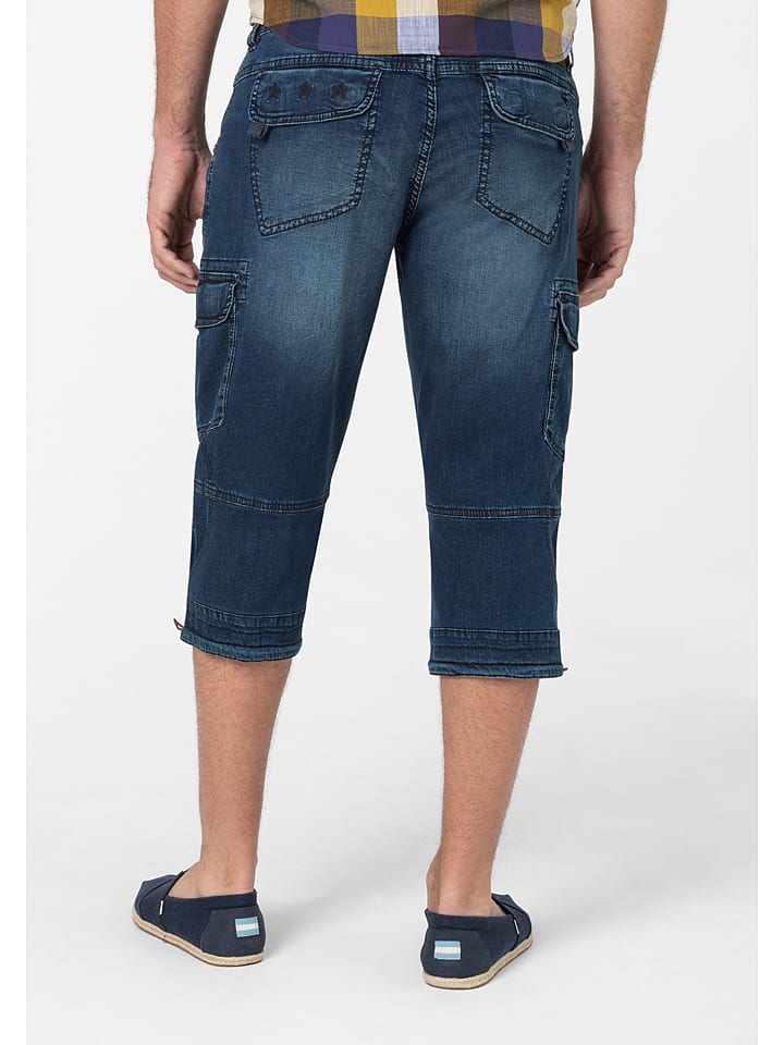 Timezone Jeans-Caprihose in Dunkelblau günstig kaufen