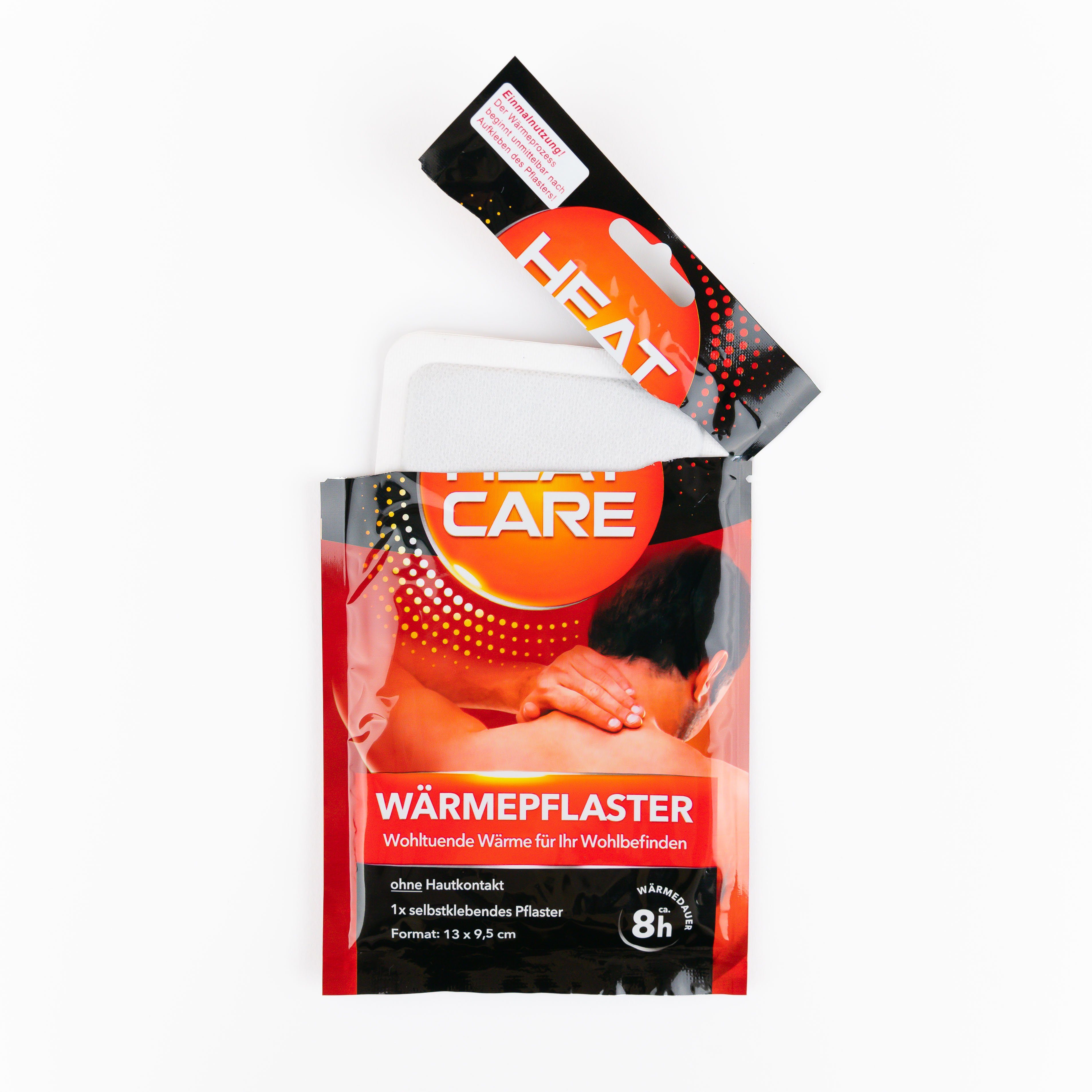 HEAT Wärmepflaster Wärmepflaster selbstklebend, Wärmepads für Rücken Nacken Bauch (Set, 10 St), 13x9,5 cm