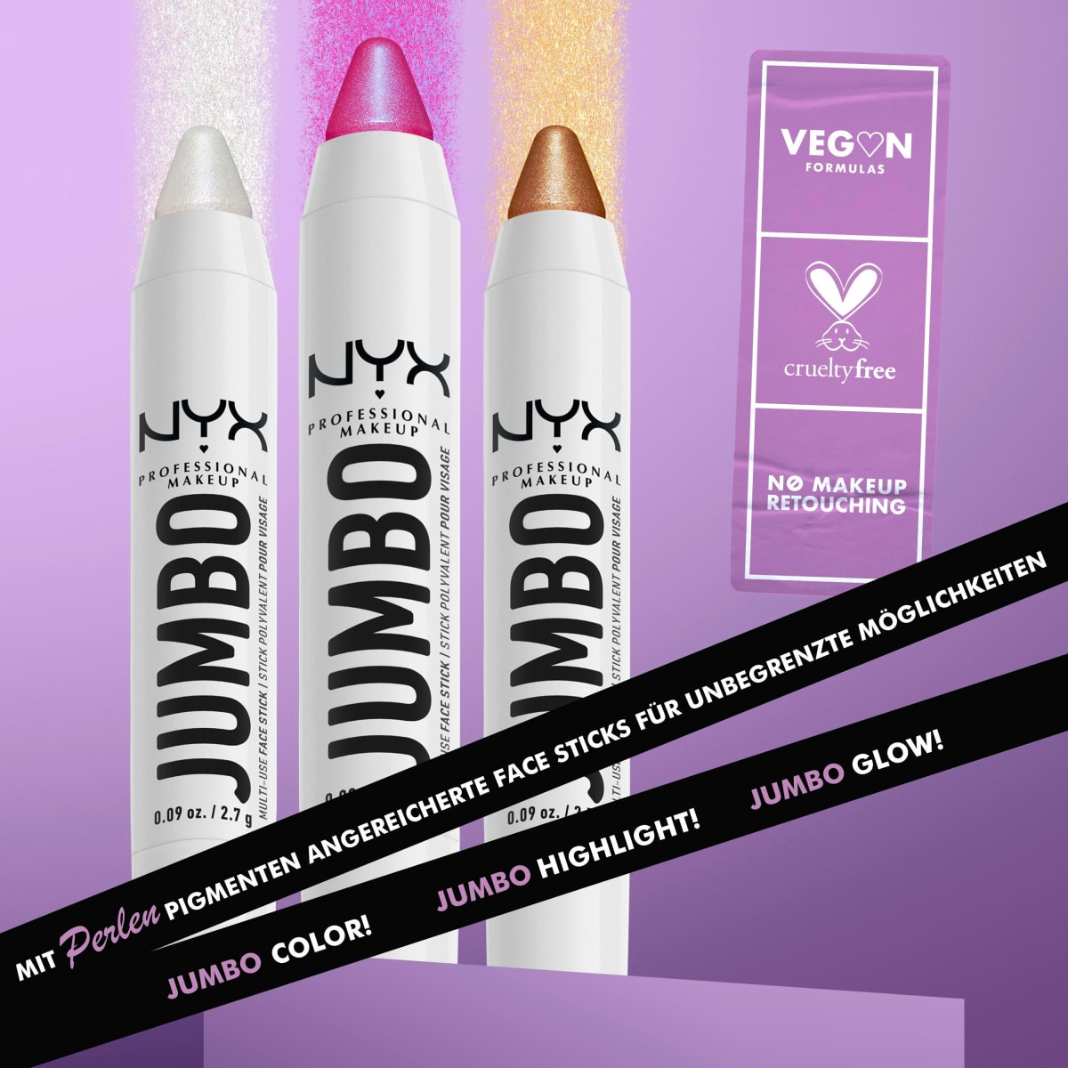 Highlighter Jumbo Face Stick 06 Flan, 2,7 g