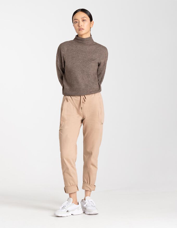 Damen Pullover - Stehkragen