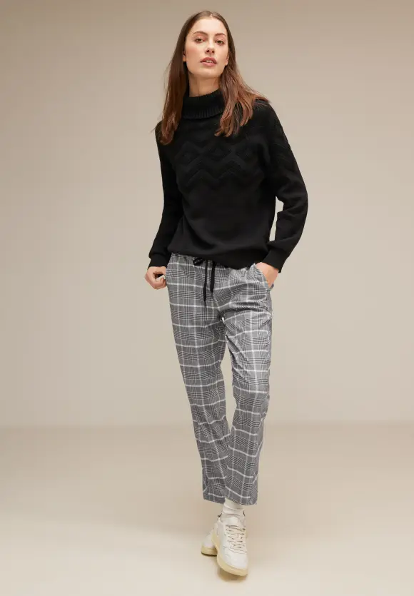 Street One Loose Fit Karohose
