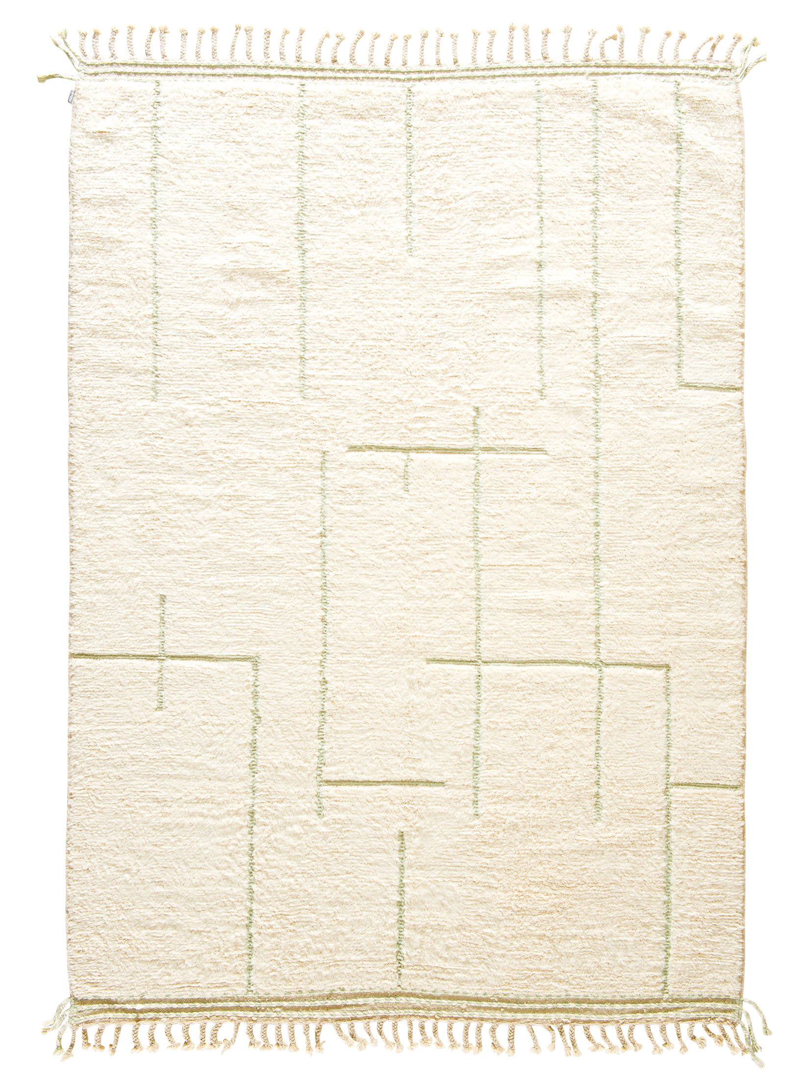 Beni Ourain ca. 212 x 298 cm, Unikat / Einzelstück