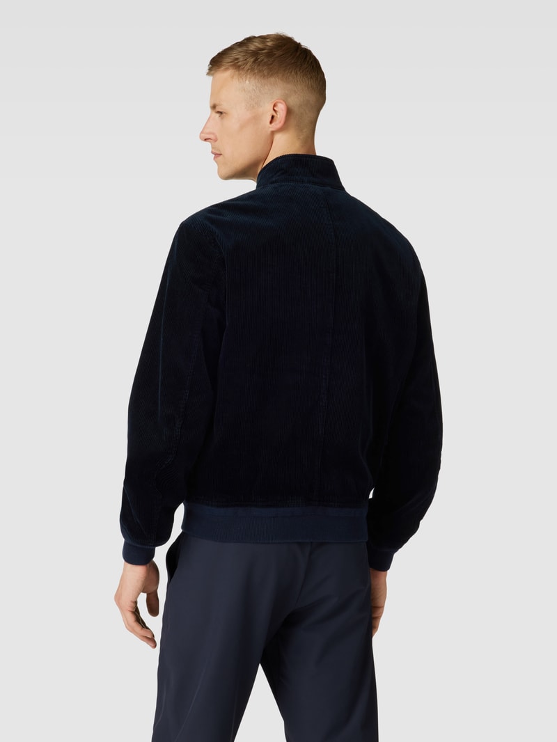 Jacke in Cord-Optik Modell 'CORDUROY' in marineblau