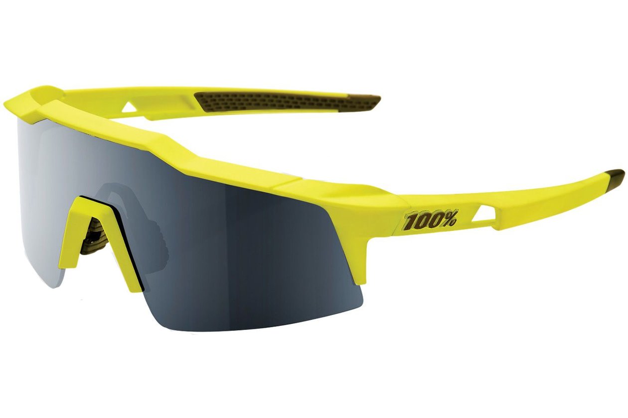 100 Percent Speedcraft Small soft tact Banana / Black Mirror Lens