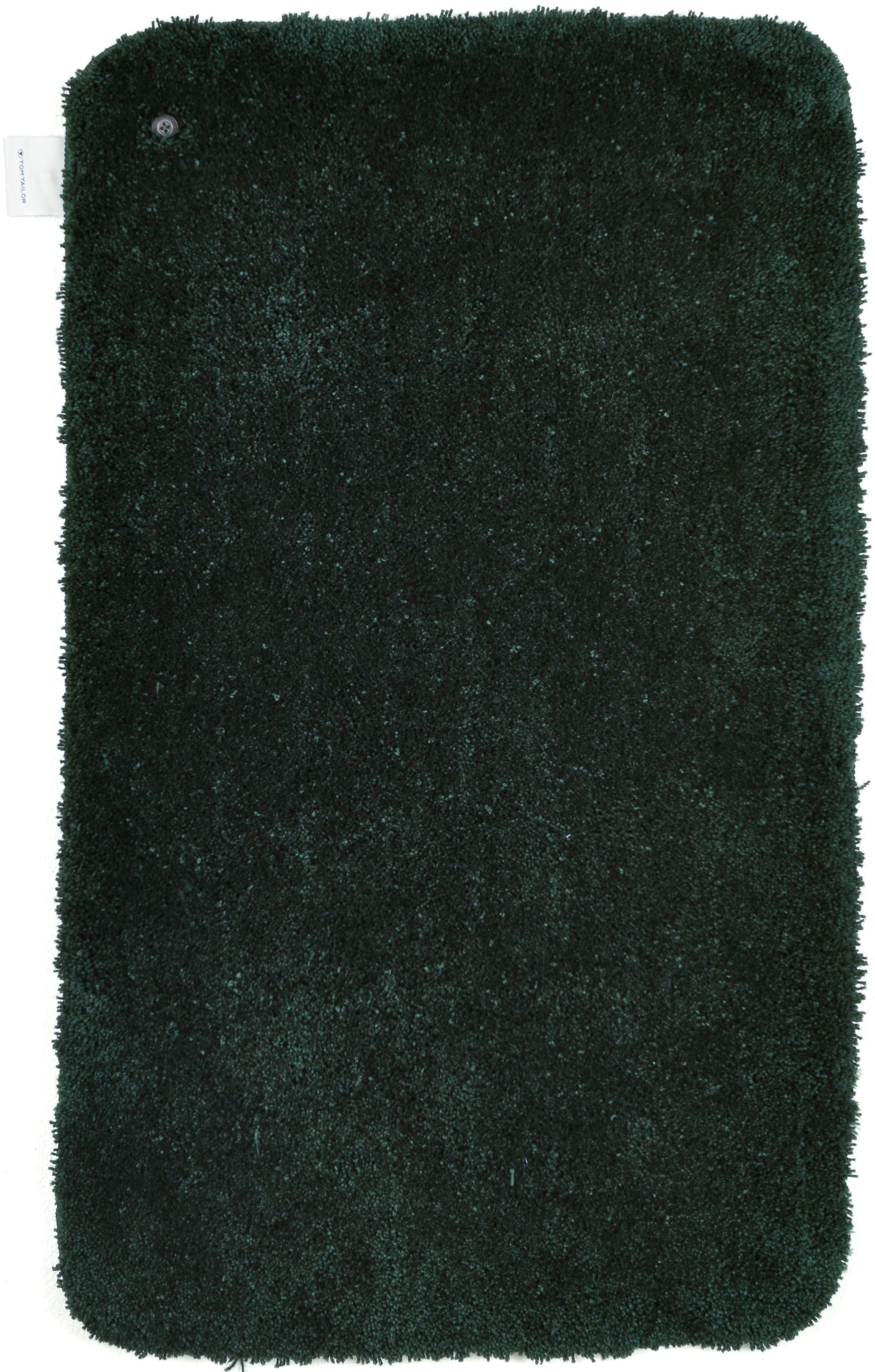 Badematte Cozy Bath UNI TOM TAILOR HOME, Höhe 27 mm, rutschhemmend beschichtet, fußbodenheizungsgeeignet, Polyester, rechteckig, Badteppich, Uni Farben, rechteckig, rund und oval erhältlich