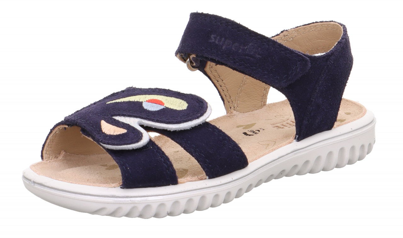 SPARKLE - BlauSandale mit Klettverschluss