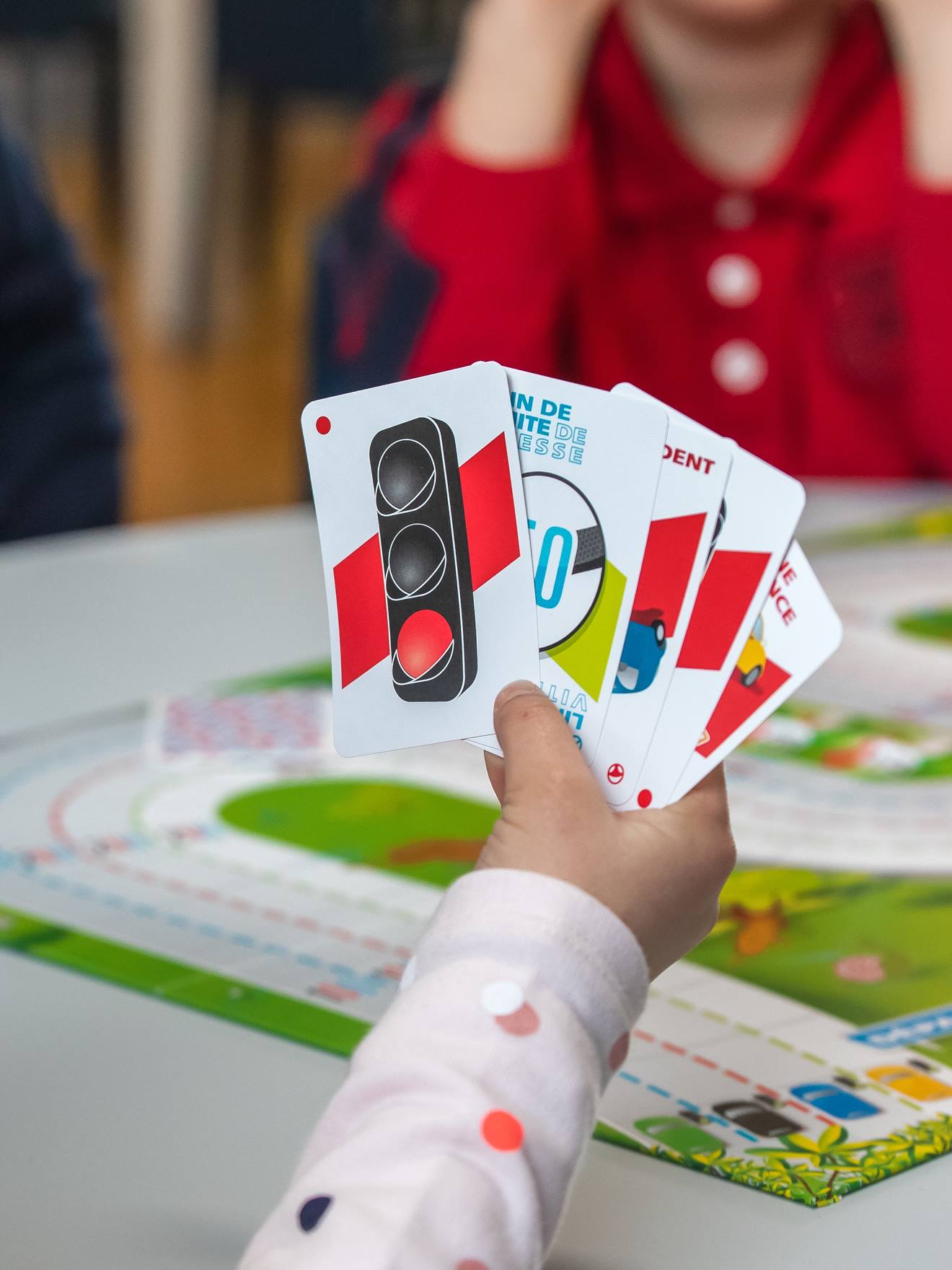 Mille Bornes sur un plateau