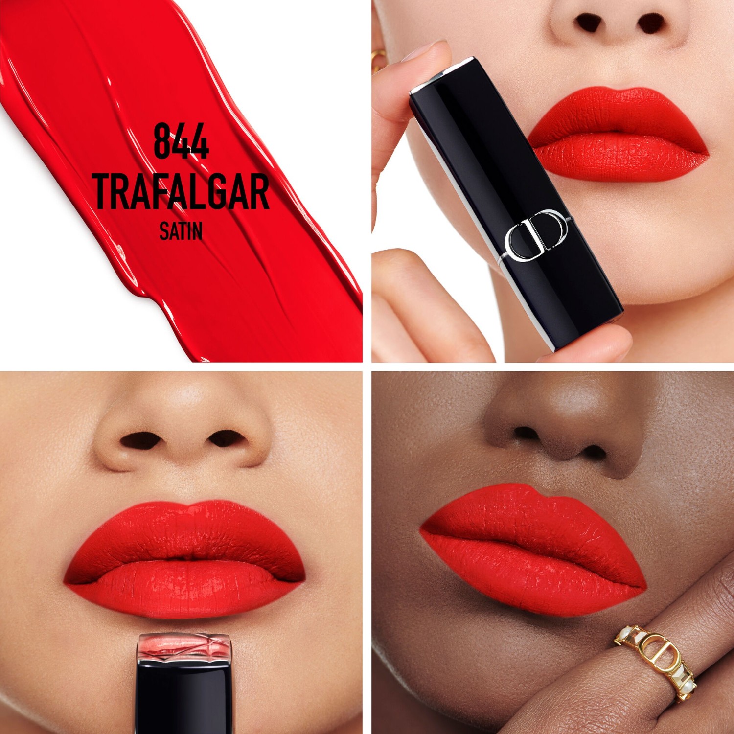 DIOR rúzs - Kényelmes és tartós - 2 felület: bársonyos és szaténos