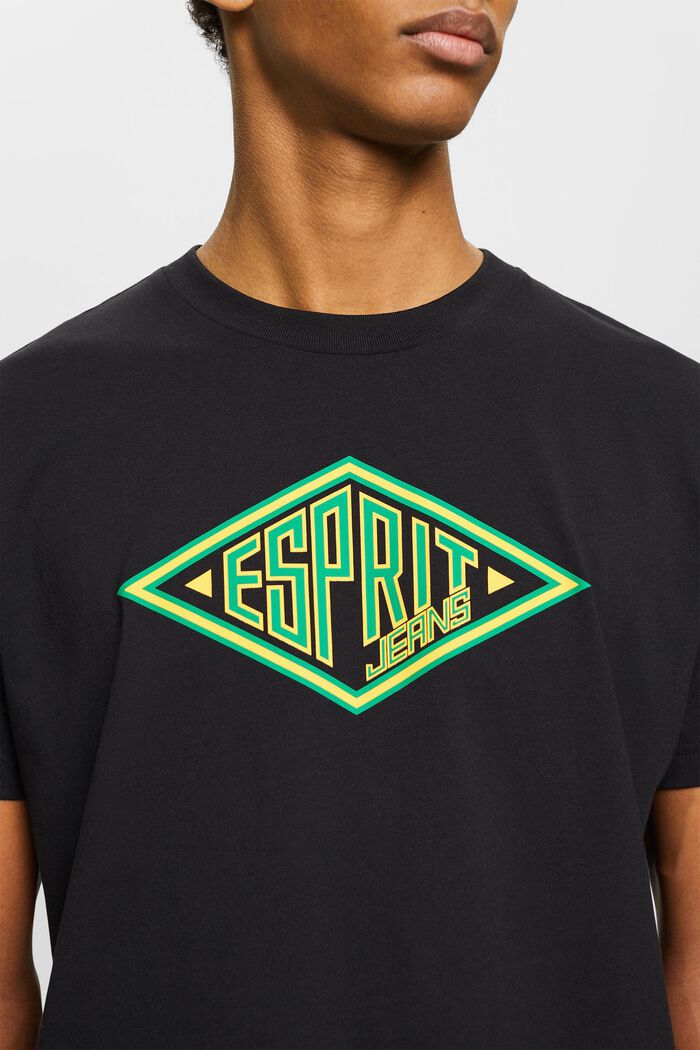 Baumwoll-T-Shirt mit Logo