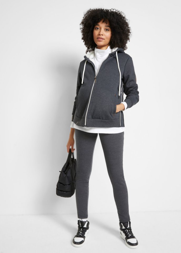 Umstands-Leggings mit Teddyfutter