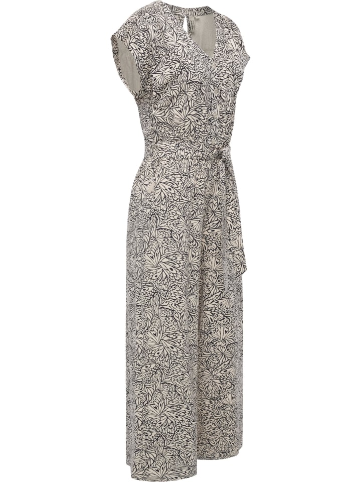 ragwear Jumpsuit Glina Print in Ecru günstig kaufen