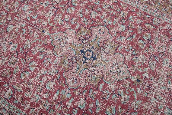 Teppich OLD MARRAKESCH 240x160cm rot antik, riess-ambiente, rechteckig, Höhe: 10 mm, orientalisches Design · florales Muster · Wohnzimmer