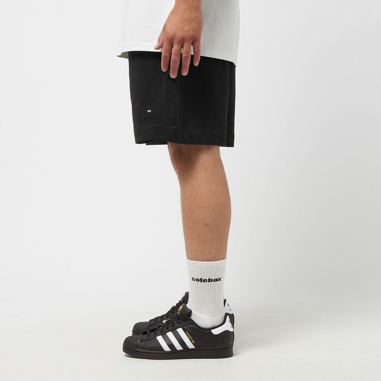 Y-3 Organic Cotton Terry Shorts Black