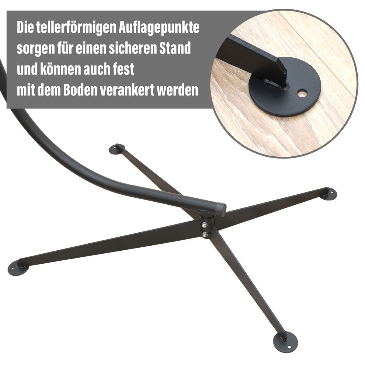 AMANKA 205 cm Hängestuhlgestell