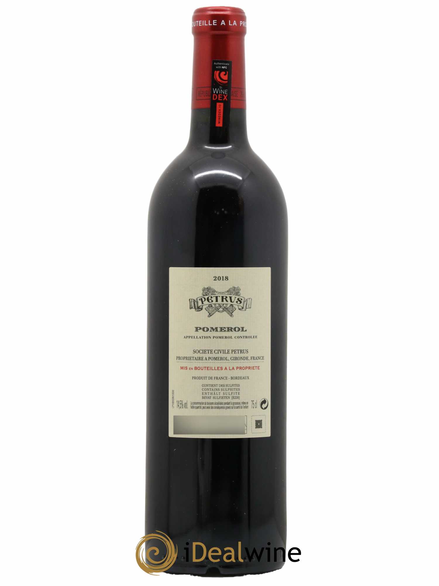 Petrus  2018 - Lot de 1 Bouteille