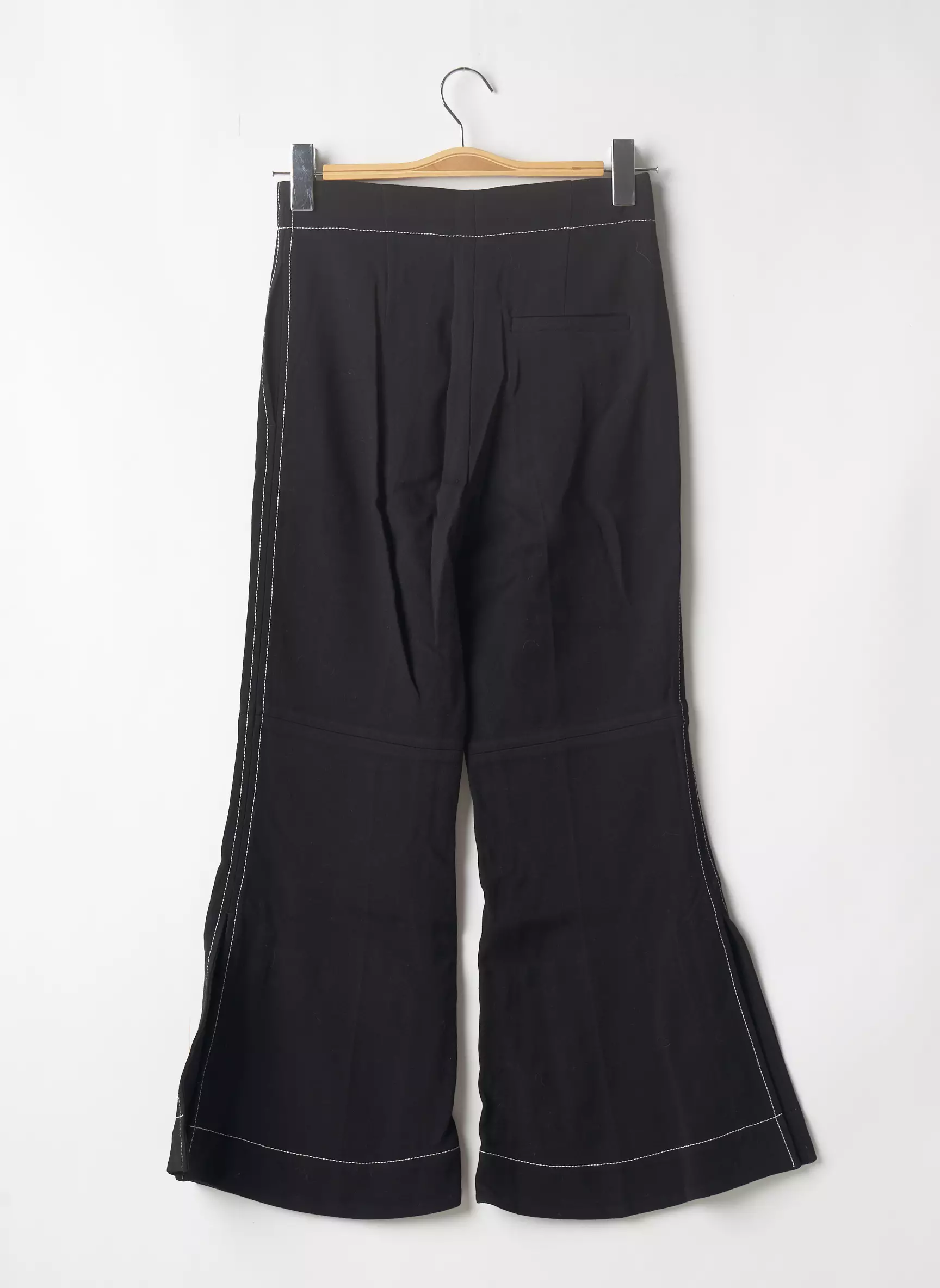 H M Pantalons Larges Femme couleur noir