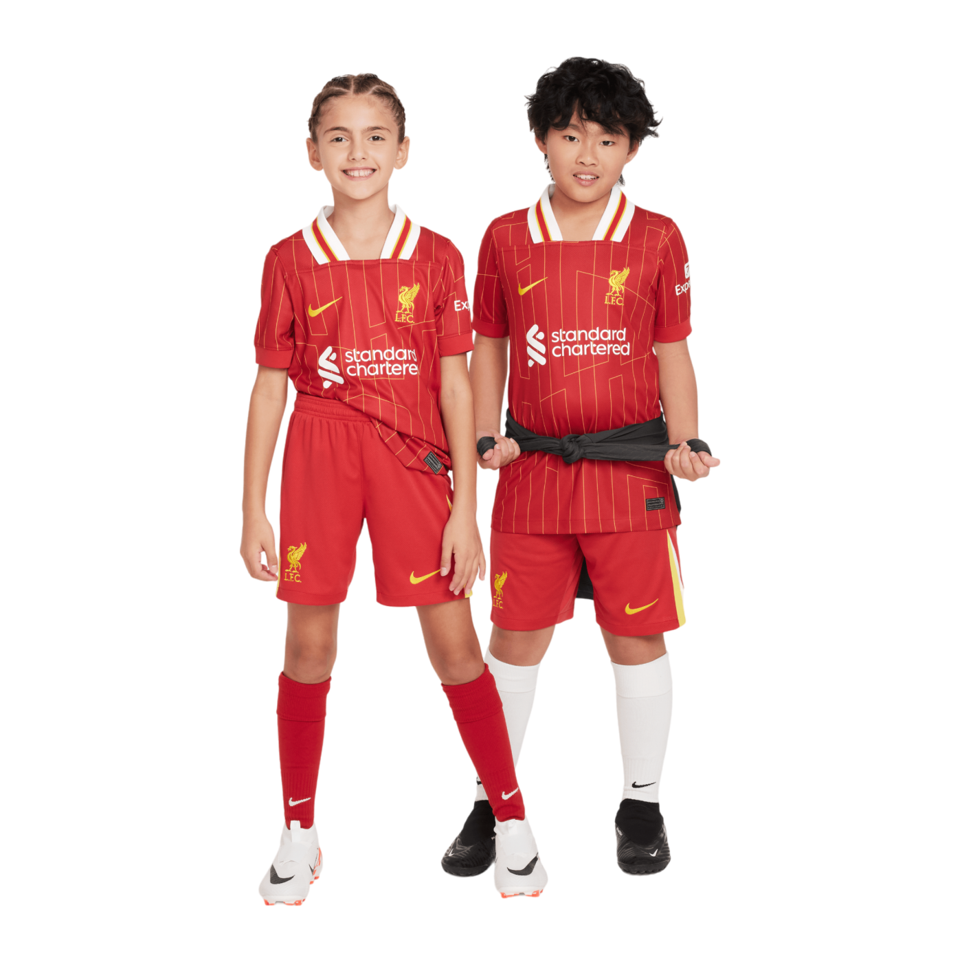 Nike FC Liverpool Short Home 2024/2025 Kids Rot F687