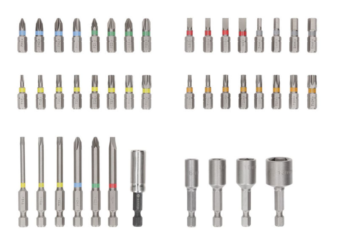 Bosch Blue Accessories 2607017723 Bit set and socket wrench 43-piece
