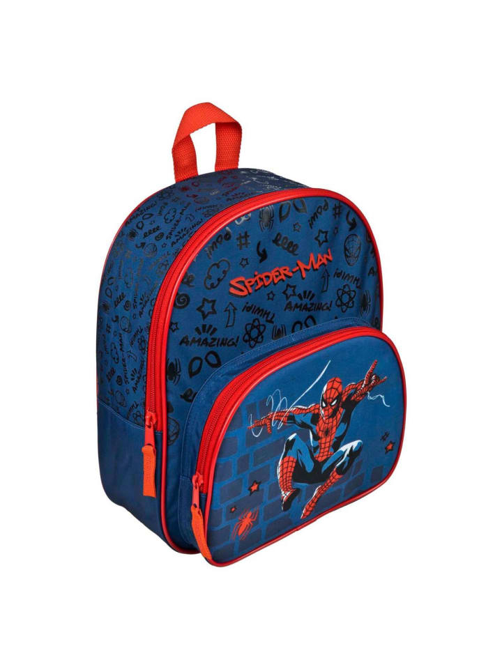 Spiderman Spiderman Rucksack Kinderrucksack mit coolem Superhelden-Design in Blau günstig kaufen 31 x 24 cm
