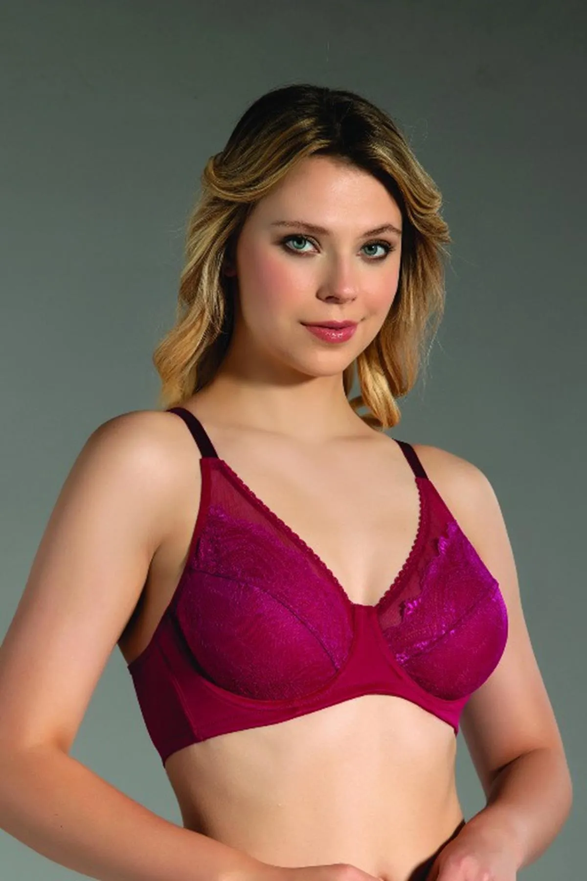 C&City  Spitzen-Minimizer-BH C12301 Pflaume
