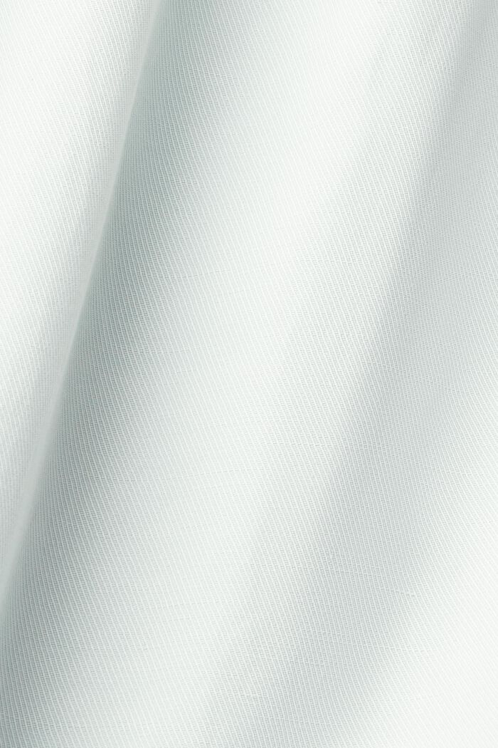 Hose mit hohem Bund und weitem Bein, Leinenanteil